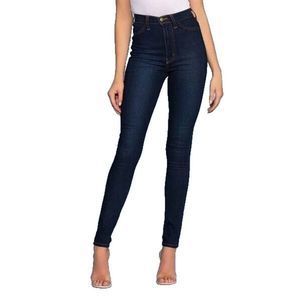 Pantalon Navy High Rise Skinny Jeans Size S